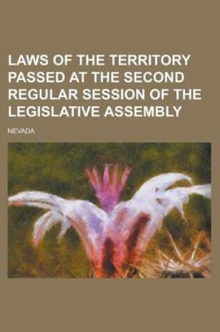 Cover of Laws of the Territory Passed at the Second Regular Session of the Legislative Assembly