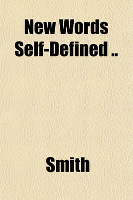 Book cover for New Words Self-Defined ..