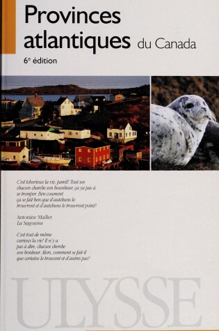 Cover of Provinces Atlantiques Du Canada