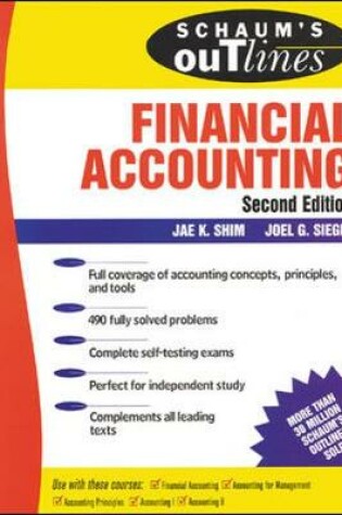 Cover of Schaum's Outline of Financial Accounting 2 Ed.