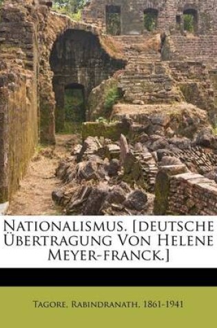 Cover of Nationalismus. [deutsche Übertragung Von Helene Meyer-Franck.]
