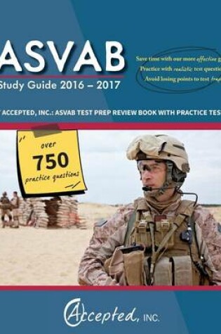 Cover of ASVAB Study Guide 2016-2017 By Accepted, Inc.