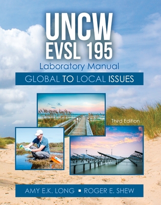 Book cover for UNCW EVSL 195 Laboratory Manual