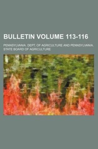 Cover of Bulletin Volume 113-116