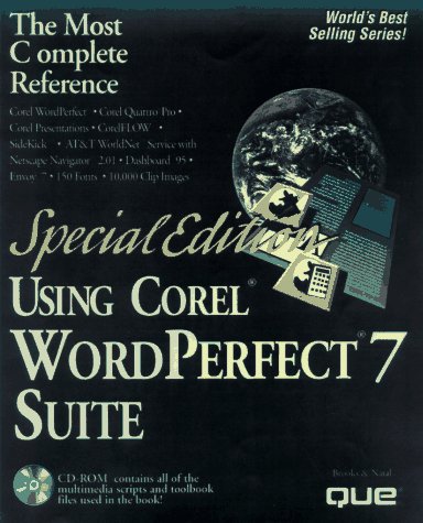 Book cover for Using Corel Wordperfect Suite 7