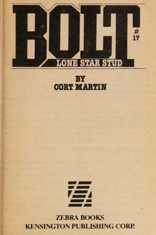 Cover of Bolt-17-Lone Star Stud