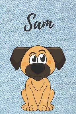 Book cover for Personalisiertes Notizbuch - Hunde Sam