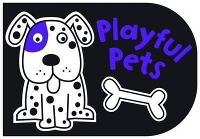 Book cover for Black and White Playful Pets