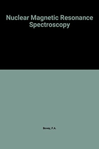 Cover of Nuclear Magnetic Resonance Spectroscopy