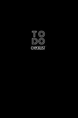 Book cover for To Do Checklist