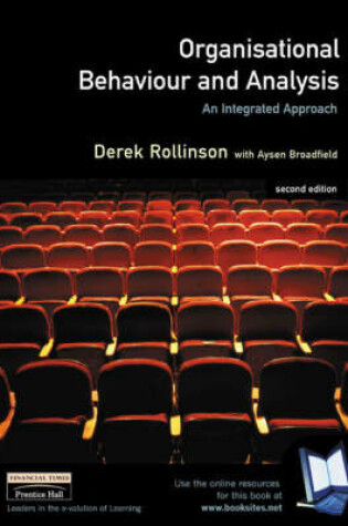 Cover of Organisational Behaviour and Analysis:An Integrated Approach with     Skills Self assessment Library V 2.0 CD-ROM