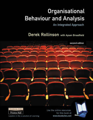 Book cover for Organisational Behaviour and Analysis:An Integrated Approach with     Skills Self assessment Library V 2.0 CD-ROM