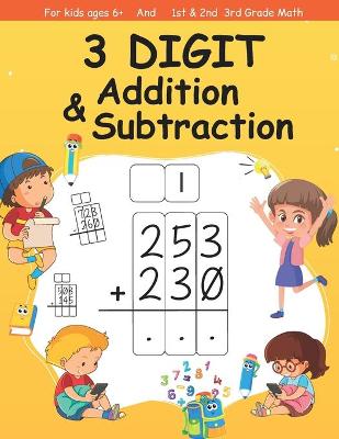 Book cover for 3 digit addition and subtraction