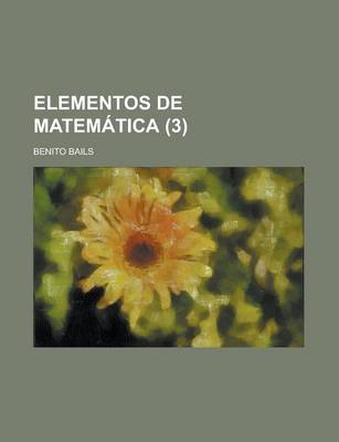 Book cover for Elementos de Matematica (3 )