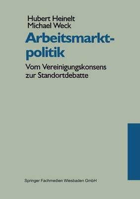 Book cover for Arbeitsmarktpolitik