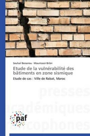 Cover of Etude de la Vulnerabilite Des Batiments En Zone Sismique