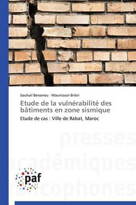 Book cover for Etude de la Vulnerabilite Des Batiments En Zone Sismique