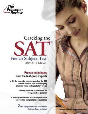 Book cover for Cracking the SAT French Subject Test