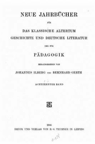 Cover of Neue Jahrbucher fur Padagogik