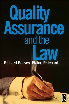Book cover for Quality Assurance and the Law