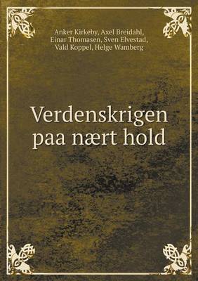 Book cover for Verdenskrigen paa nært hold