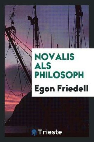 Cover of Novalis ALS Philosoph