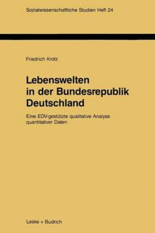 Cover of Lebenswelten in der Bundesrepublik Deutschland