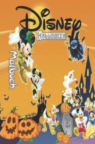 Cover of Disney halloween Malbuch