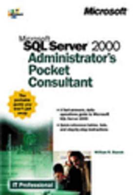 Book cover for Microsoft SQL Server 2000 Administrator's Pocket Consultant