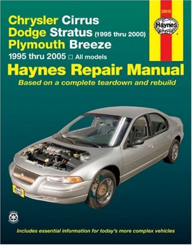 Book cover for Chrysler Cirrus, Dodge Stratus & Plymouth Breeze (95 - 05)