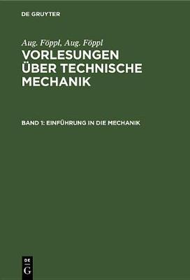 Book cover for Einführung in Die Mechanik