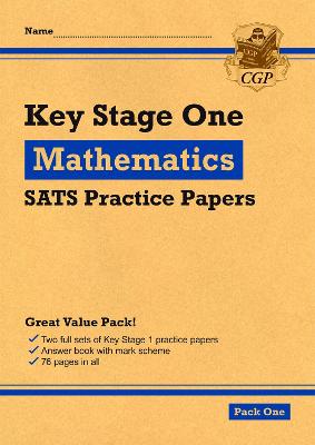 Book cover for KS1 Maths SATS Practice Papers: Pack 1 (for end of year assessments)