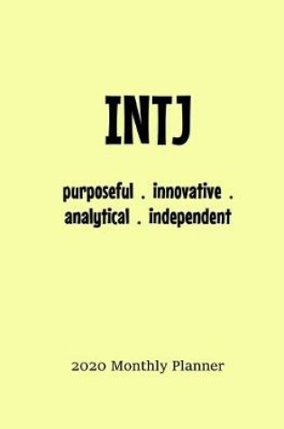 Cover of INTJ Monthly Planner