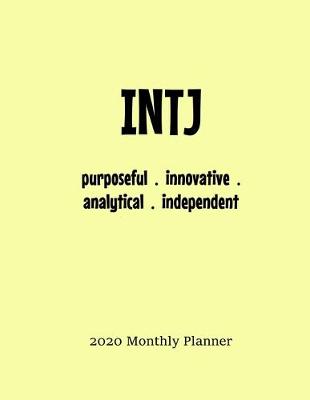 Book cover for INTJ Monthly Planner