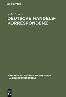 Book cover for Deutsche Handelskorrespondenz