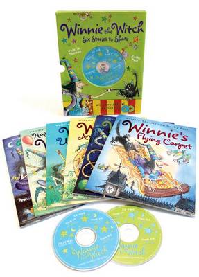 Book cover for Winnie the Witch 6 Stories to Share & 2 audio CDs