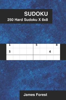 Book cover for 250 Hard Sudoku X 8x8