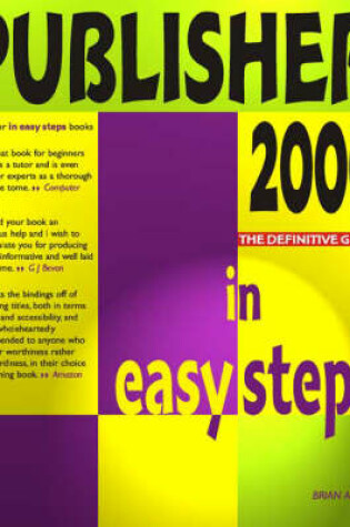 Cover of Publisher 2000 in Easy Steps