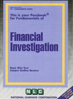 Book cover for FINANCIAL INVESTIGATION