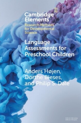 Cover of Language Assessments for Preschool Children