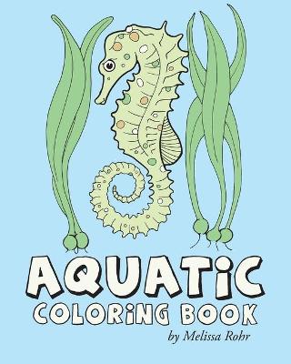 Book cover for Aquatic Coloring Book