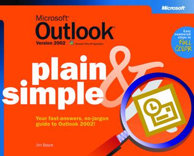 Book cover for Microsoft Outlook Version 2002 Plain & Simple