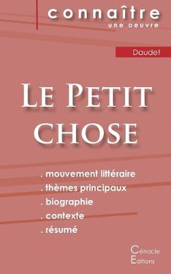 Book cover for Fiche de lecture Le Petit chose de Alphonse Daudet (Analyse litteraire de reference et resume complet)