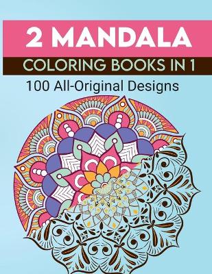 Cover of 2 Mandala Coloring Book in 1