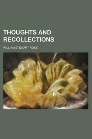 Cover of Thoughts and Recollections