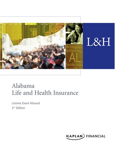 Book cover for Alabama Life, Accident and Health Insurance License Exam Manual