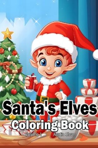 Cover of Santa's Elves Coloring Book