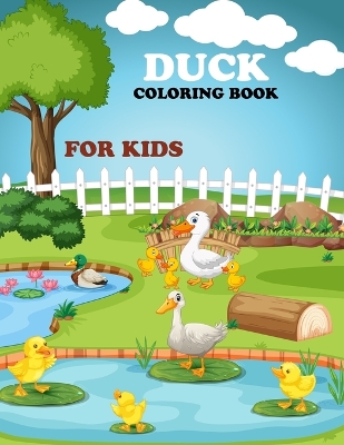 Book cover for Duck Coloring Book For Kids