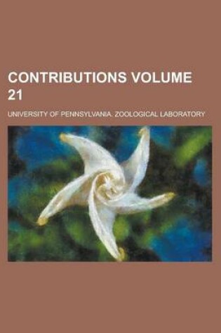 Cover of Contributions Volume 21