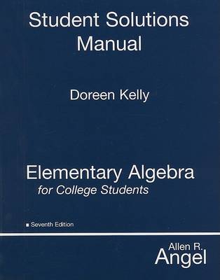 Book cover for Student Solutions Manual for Elementary Algebra for College Students